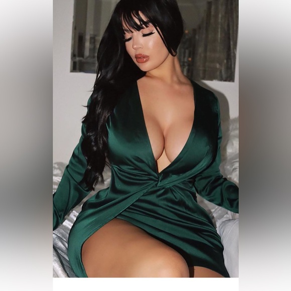 SUGAR FREE DRESS hunter green - Picture 2 of 6